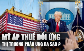 Phản ứng của thị trường trong ngày đầu Mỹ áp thuế đối ứng với hàng chục nền kinh tế | VTV24