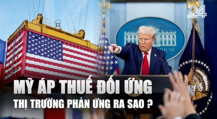 Phản ứng của thị trường trong ngày đầu Mỹ áp thuế đối ứng với hàng chục nền kinh tế | VTV24